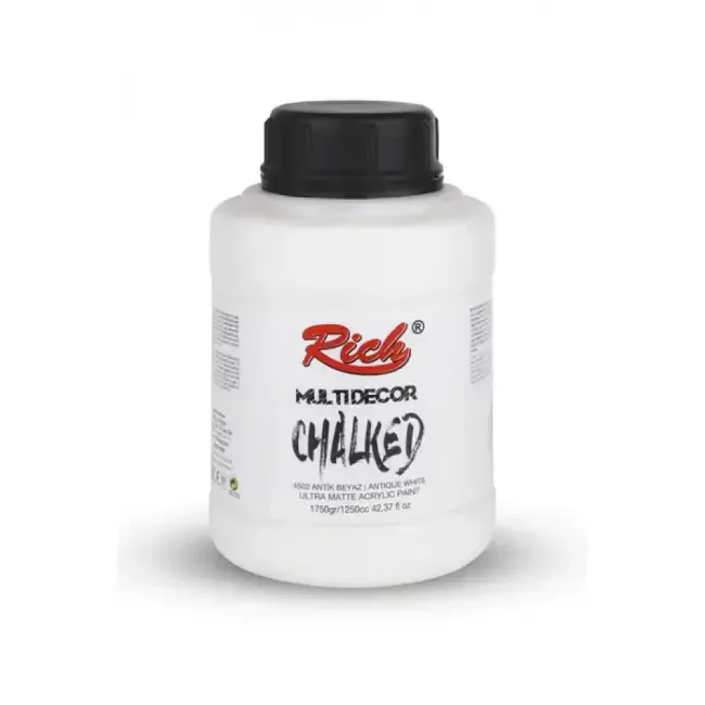 Rich Multi Decor Chalked Ultra Mat Akrilik Boya 1250 ml Antik Beyaz 4502 - 1