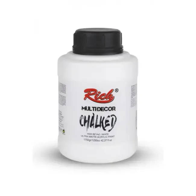 Rich Multi Decor Chalked Ultra Mat Akrilik Boya 1250 ml Beyaz 4500 - 1