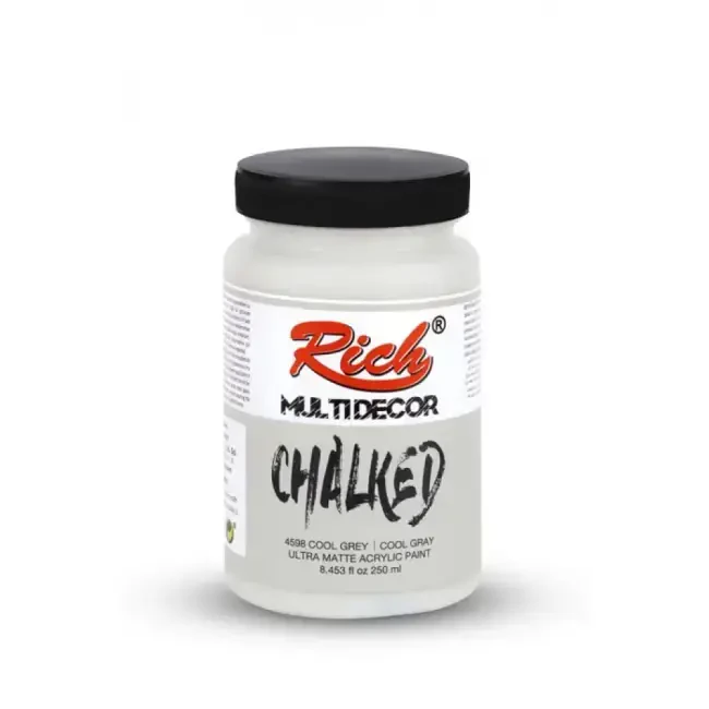 Rich Multi Decor Chalked Ultra Mat Akrilik Boya 250 ml Cool Grey 4598 - 1