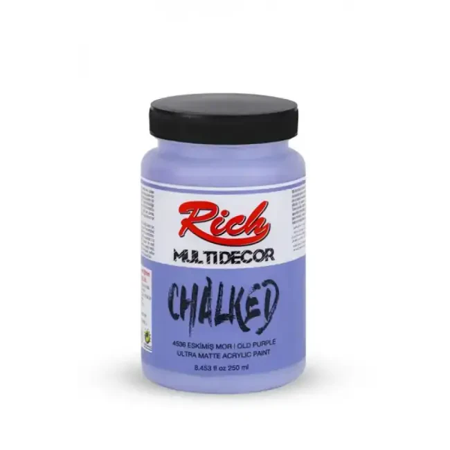 Rich Multi Decor Chalked Ultra Mat Akrilik Boya 250 ml Eskimiş Mor 4536 - 1