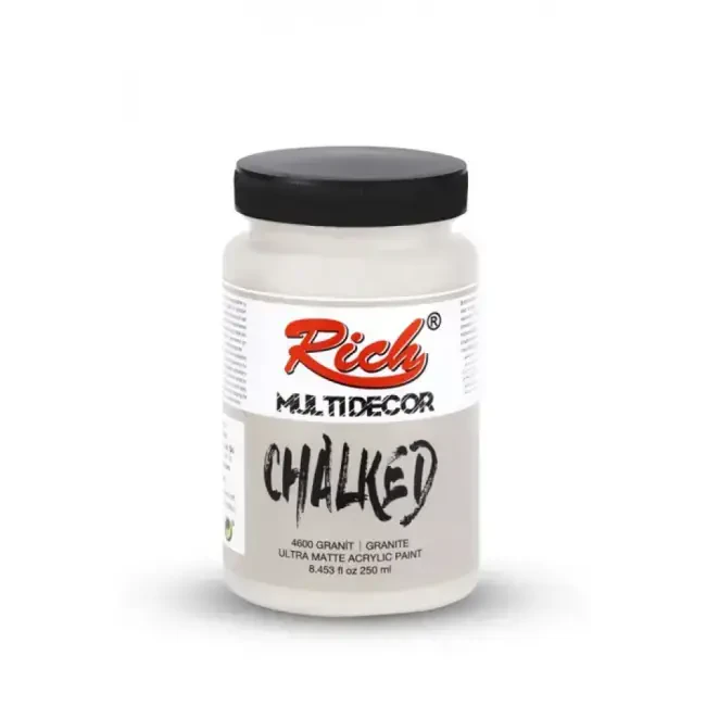 Rich Multi Decor Chalked Ultra Mat Akrilik Boya 250 ml Granit 4600 - 1