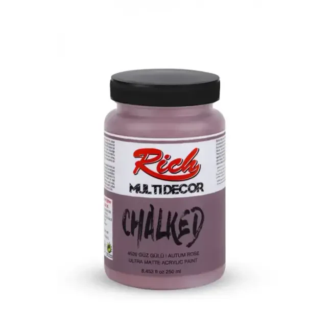 Rich Multi Decor Chalked Ultra Mat Akrilik Boya 250 ml Güz Gülü 4526 - 1