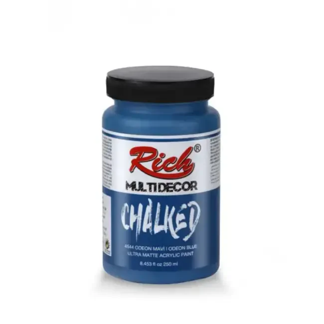 Rich Multi Decor Chalked Ultra Mat Akrilik Boya 250 ml Odeon Mavi 4544 - 1