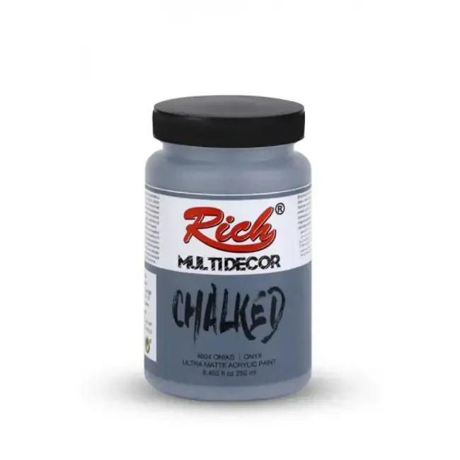 Rich Multi Decor Chalked Ultra Mat Akrilik Boya 250 ml Oniks 4604 - 1