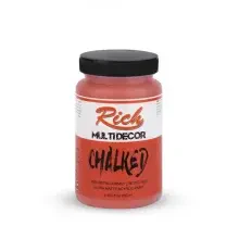Rich Multi Decor Chalked Ultra Mat Akrilik Boya 250 ml Retro Kırmızı 4528 - 1