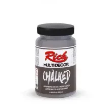Rich Multi Decor Chalked Ultra Mat Akrilik Boya 250 ml Retro Siyah 4578 - 1