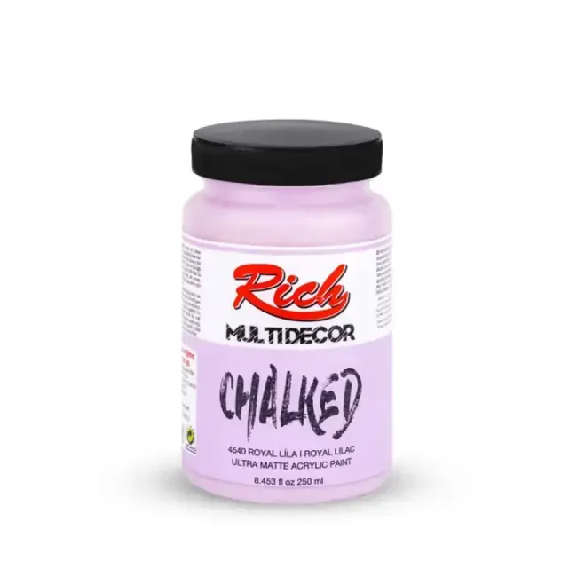 Rich Multi Decor Chalked Ultra Mat Akrilik Boya 250 ml Royal Lila 4540 - 1