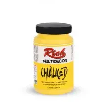 Rich Multi Decor Chalked Ultra Mat Akrilik Boya 250 ml Saman Sarı 4516 - 1