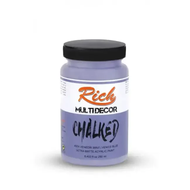 Rich Multi Decor Chalked Ultra Mat Akrilik Boya 250 ml Venedik Mavi 4554 - 1