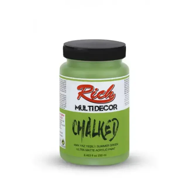 Rich Multi Decor Chalked Ultra Mat Akrilik Boya 250 ml Yaz Yeşili 4564 - Rich
