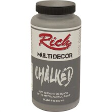 Rich Multidecor Chalked Boya 500 cc İs Siyah 4576 (Kadifemsi doku verir) - Rich