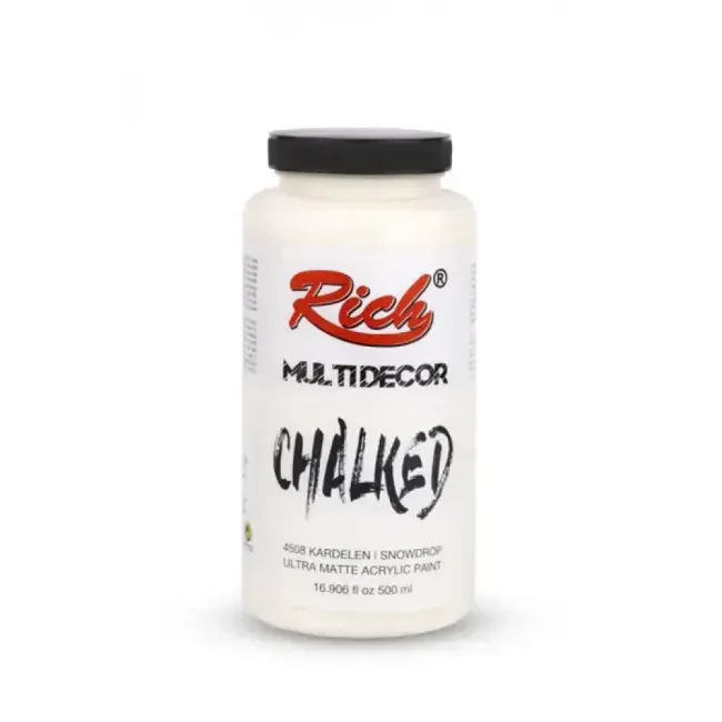 Rich Multi Decor Chalked Ultra Mat Akrilik Boya 500 ml Kardelen 4508 - 1