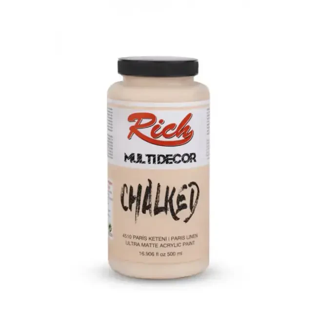 Rich Multi Decor Chalked Ultra Mat Akrilik Boya 500 ml Paris Keteni 4510 - Rich
