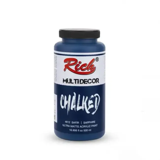 Rich Multi Decor Chalked Ultra Mat Akrilik Boya 500 ml Safir 4612 - 1