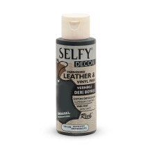 Rich Selfy Decor Vernikli Deri Boyası 120 ml Antrasit 10139 
