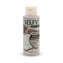 Rich Selfy Decor Vernikli Deri Boyası 120 ml Country Gri 10137 