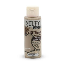 Rich Selfy Decor Vernikli Deri Boyası 120 ml Vizon 10133 