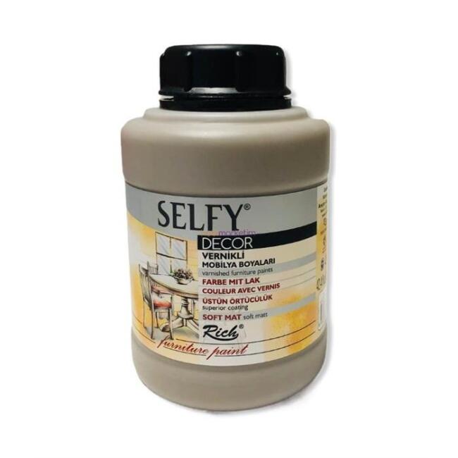 Rich Selfy Decor Vernikli Mobilya Boyası 1250 cc Vizon 09606 - 1