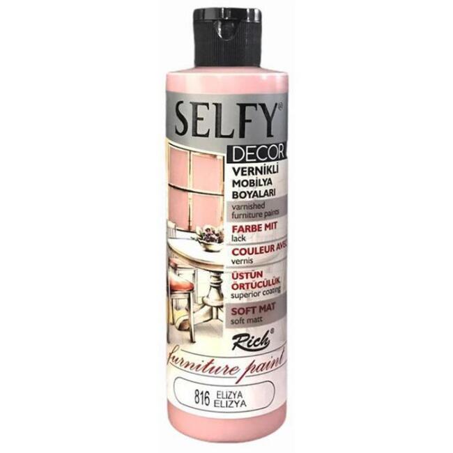 Rich Selfy Decor Vernikli Mobilya Boyası 240 cc Elizya 09437 - 1