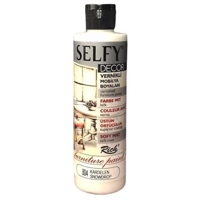 Rich Selfy Decor Vernikli Mobilya Boyası 240 cc Kardelen 09431 - 1