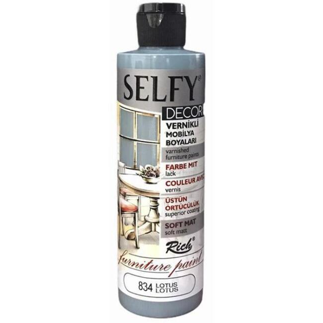 Rich Selfy Decor Vernikli Mobilya Boyası 240 cc Lotus 09446 - 1
