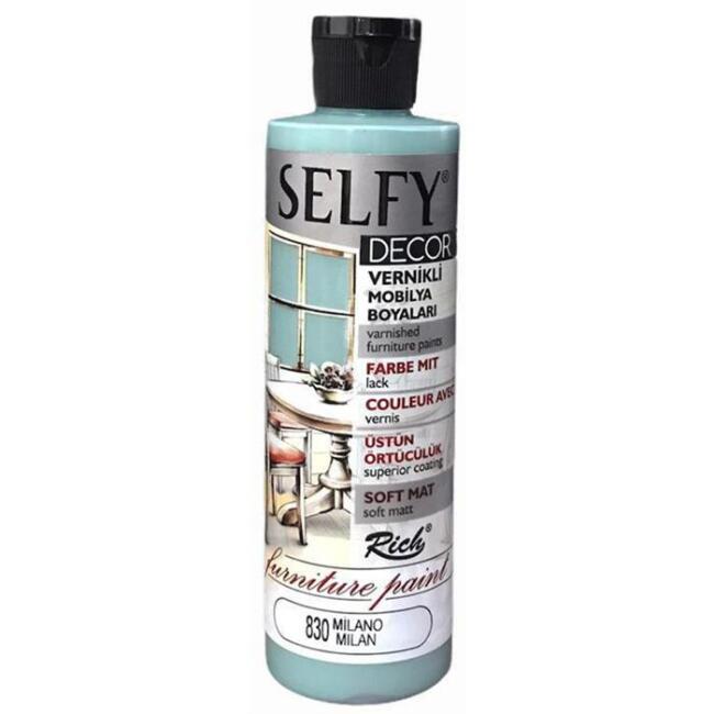 Rich Selfy Decor Vernikli Mobilya Boyası 240 cc Milano 09444 - 1