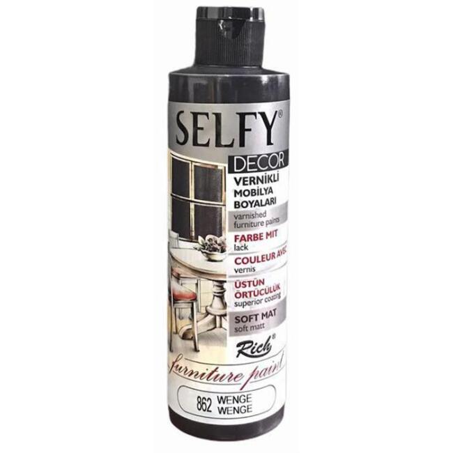 Rich Selfy Decor Vernikli Mobilya Boyası 240 cc Wenge 09460 - 1