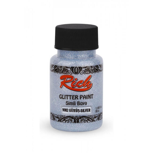 Rich Simli Boya 50 ml Gümüş 04451 - 1