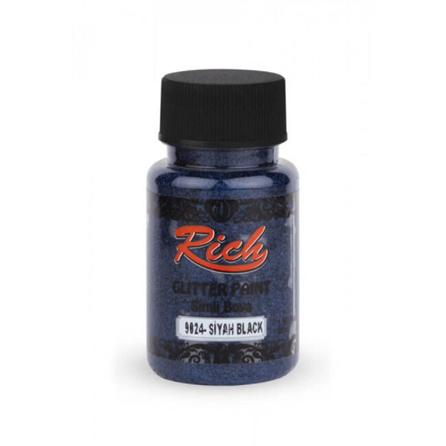 Rich Simli Boya 50 ml Siyah 9024 - 1