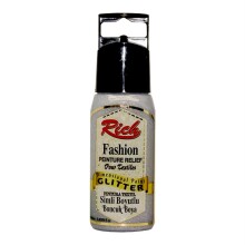 Rich Fashion Boyutlu Boncuk Boya 60 cc Simli Gümüş 02647 - Rich