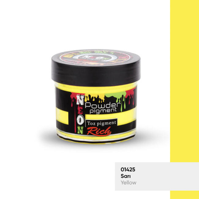 Rich Toz Pigment 60 cc Neon Sarı 11014 - 1