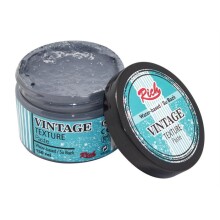 Rich Vintage Texture Paste 150ml (3 boyut vermek için kumlu pasta Antrasit - Rich