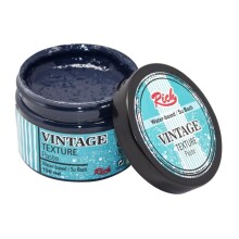 Rich Vintage Texture Paste 150ml (3 boyut vermek için kumlu pasta. Indigo - Rich