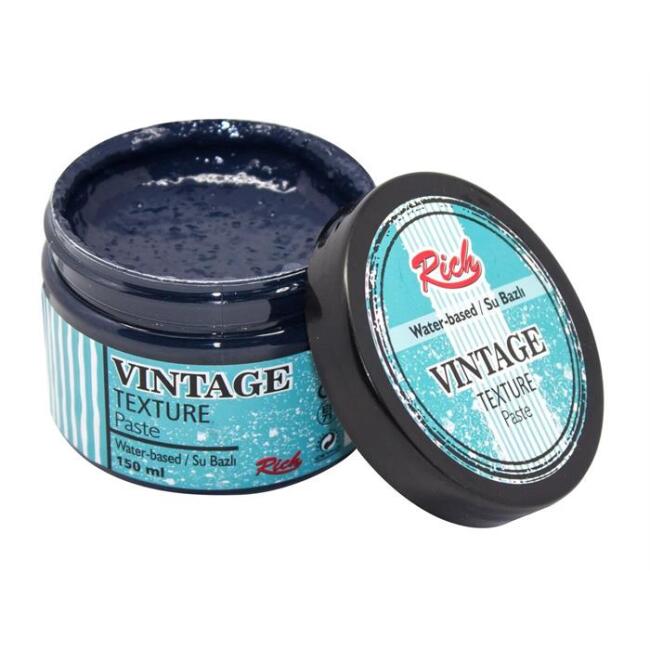 Rich Vintage Texture Paste 150 ml Indigo - 1