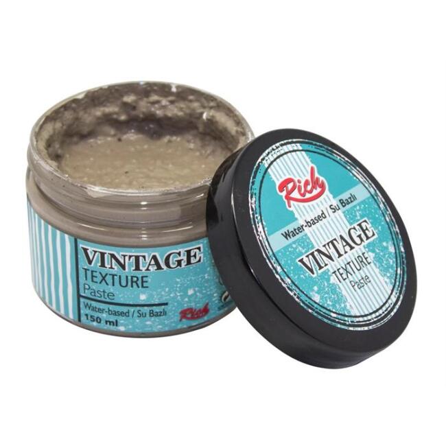 Rich Vintage Texture Paste 150ml (3 boyut vermek için kumlu pasta. Vizon - 1