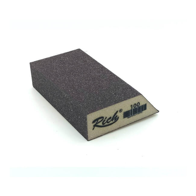 Rich Yan Kesik Sünger Zımpara 100 Kum 2.5x7x10 cm - 1