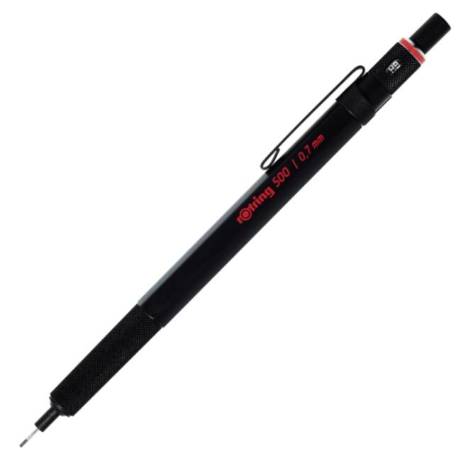 Rotring 500 Siyah Uçlu Kalem 0.7 mm - 1