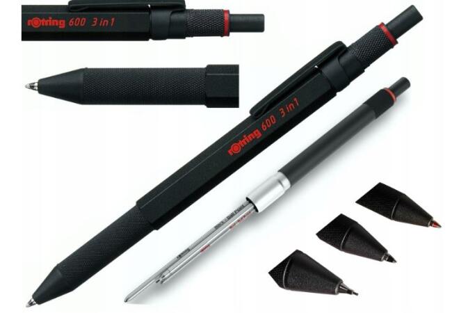 Rotring 600 Multipen Üç Fonksiyonlu - 4