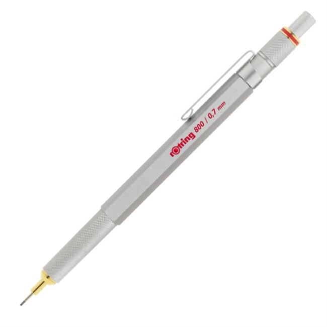 Rotring 800 Serisi Uçlu Kalem 0.7 mm Krom - 1