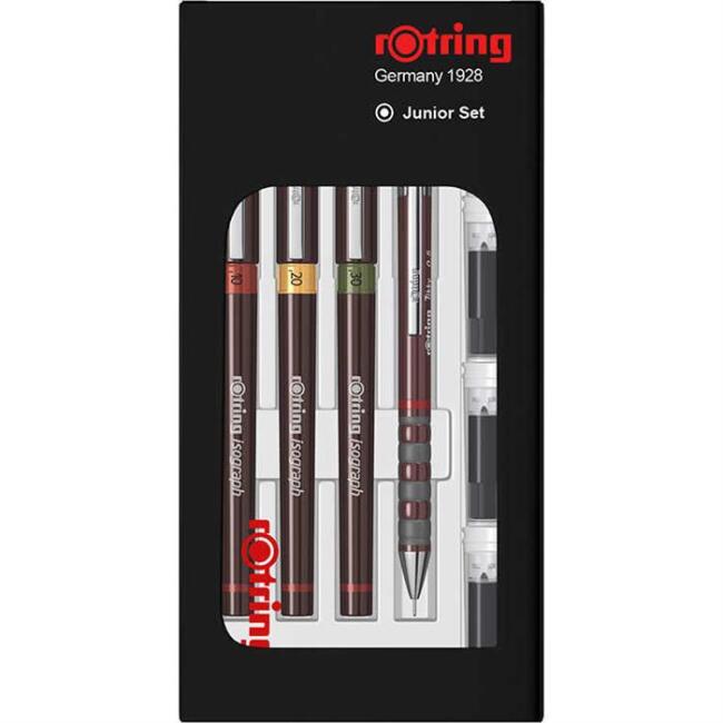 Rotring Isograph Rapido Junior Set (0.1. 0.2. 0.3mm) - 1
