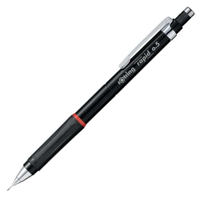 Rotring Rapid 0.5 mm Uçlu Kalem Siyah - 1