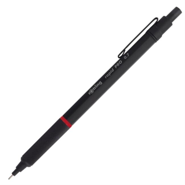 Rotring Rapid Pro 0.7 mm Uçlu Kalem Mat Siyah - 1