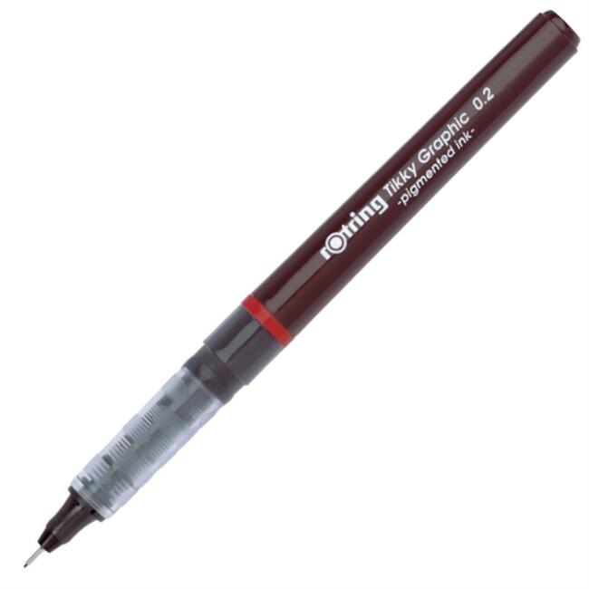 Rotring Tikky Graphic Keçe Uçlu Kalem 0.2mm - 1