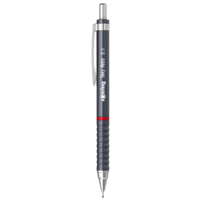 Rotring Tikky Retro Versatil Uçlu Kalem 0.5 mm Gri 2202567 - 1