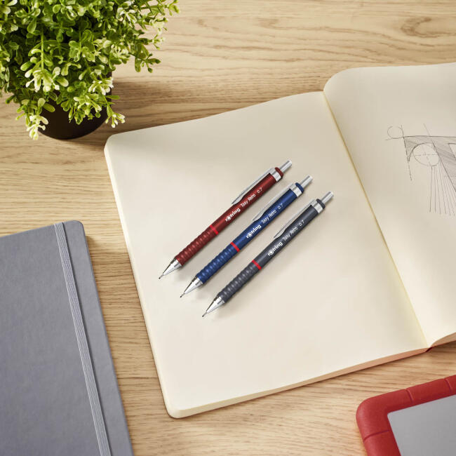 Rotring Tikky Retro Versatil Uçlu Kalem 0.5 mm Gri 2202567 - 5