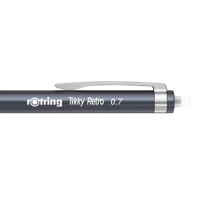 Rotring Tikky Retro Versatil Uçlu Kalem 0.7 mm Gri 2202570 - 4