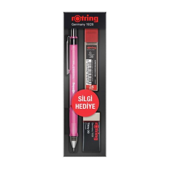 Rotring Visuclick Okul Seti 0.7 mm Pembe - 1