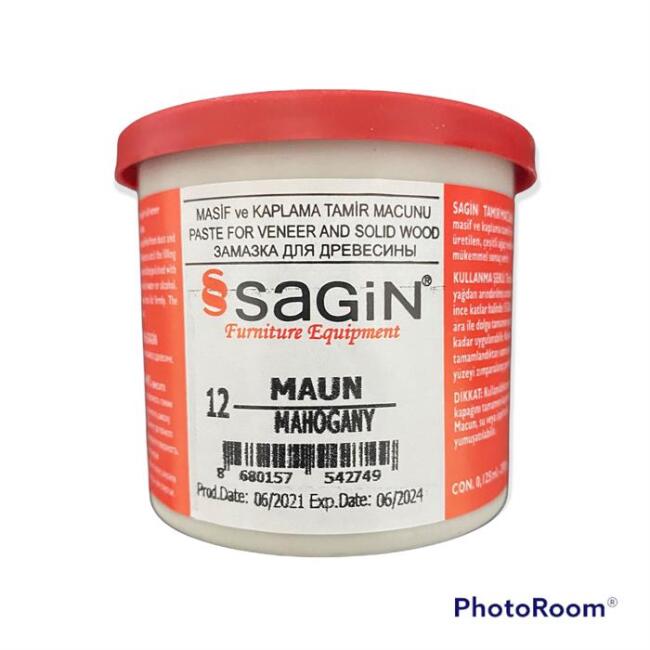 Sagin Ahşap Macunu 200 gr Maun - 2