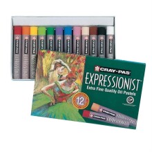 Sakura Expressionist Extra Fine Yağlı Pastel 12’li Set - Sakura