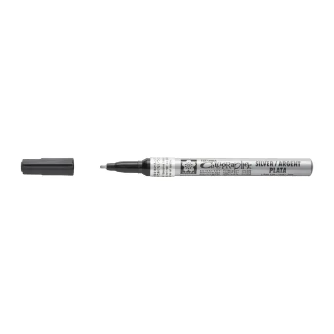 Sakura Pen Touch Kaligrafi Kalemi 1.8 mm Gümüş - 1